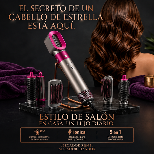 Secador y Modelador Multifuncional 5 en 1 – Studio Hair